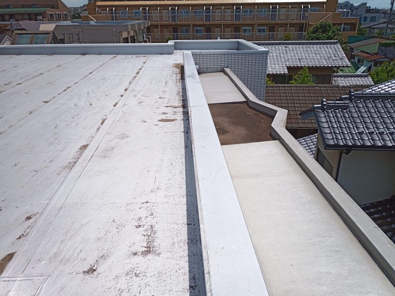 屋上シート防水の状態