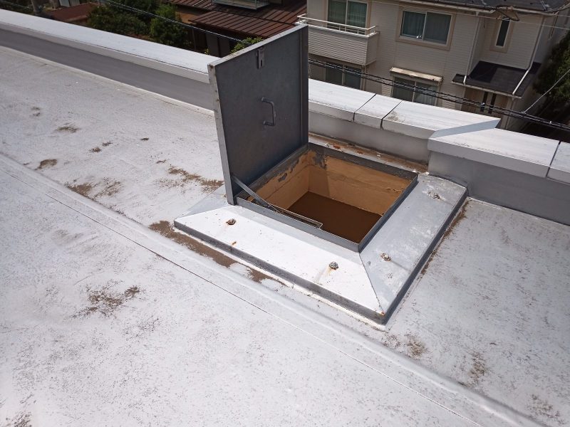 屋上シート防水の状態