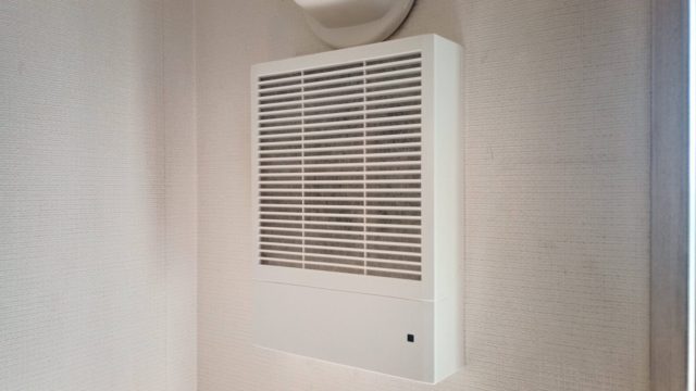 メルコエアテックの電動給気シャッター「AT-150QEF4-BL」への交換の施工例／横浜市鶴見区平安町