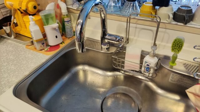 相模原市中央区相模原 築10年分譲マンション／タカギ タッチレス蛇口一体型浄水器 LC 「LC122MN」へ交換の施工例