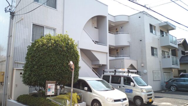相模原市南区相模大野 築28年賃貸マンション／外壁塗装の施工例