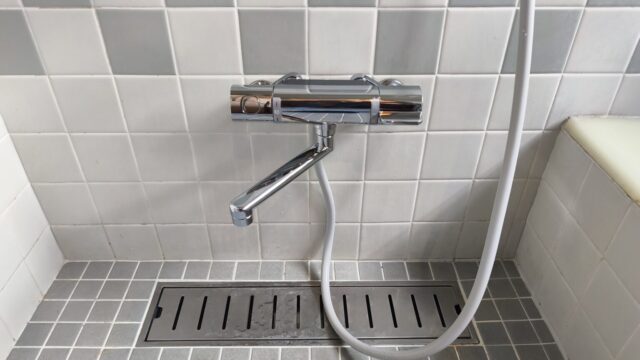 相模原市南区御園 築30年戸建て／お湯が出なくなってしまったシャワー水栓をKVKのサーモ水栓 FTB100KTへ交換の施工例